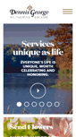 Mobile Screenshot of dennisgeorgefunerals.com